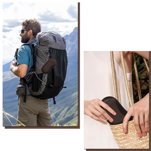 FINTIE Sunglasses Case, Hard EVA Shell Shockproof Sport Glasses Case - color: Brown