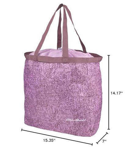 Eddie Bauer Stowaway Packable Tote Bag - color: Lilac