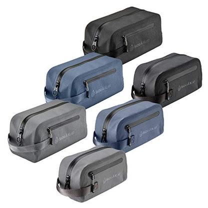 DoppSåk Waterproof & Leak-Proof Travel Toiletry Bag | Large, Charcoal Grey - color: Charcoal Grey, size: Large