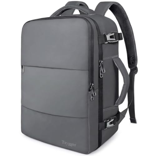Taygeer Personal Item Backpack for Women, 35L Travel Backpack - color: Darkgrey, size: Large