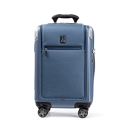Travelpro Platinum Elite Hardside Carry-On Luggage, Dark Sky, 21-Inch - color: Dark Sky Blue, size: Carry-on with Laptop Pocket 21-Inch