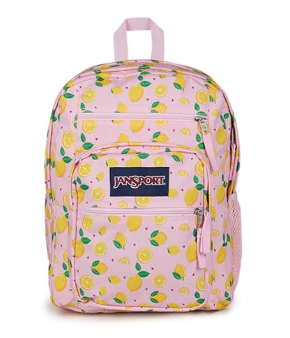 JanSport 34L Big Backpack - 15 Inch Laptop Sleeve, Lemonade Stand - color: Lemonade Stand Pink