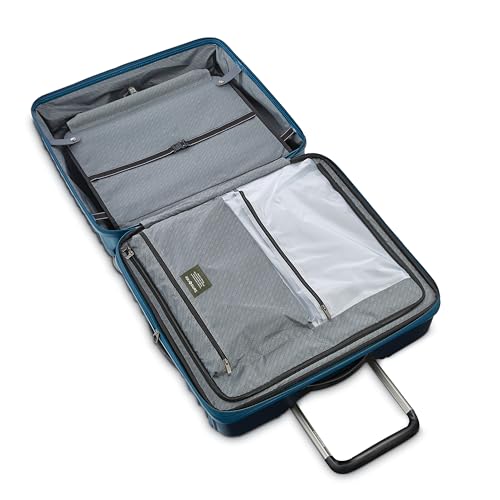 Samsonite Stryde 2 Hardside Expandable Luggage with Double Spinner Wheels, Large Glider, Deep Teal - color: Deep Teal, size: Checked-Large Glider Spinner