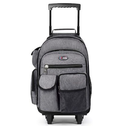 20" 2-in-1,Wheeled Travel Luggage Bag w/Telescopic Handle - color: JH-2560-Grey-20