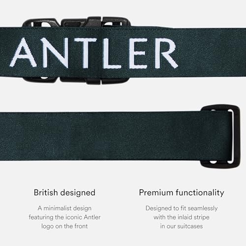 Antler Adjustable Hardside Luggage Strap, Indigo Blue, 67x1.4 - color: Indigo Blue