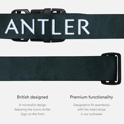 Antler Adjustable Hardside Luggage Strap, Indigo Blue, 67x1.4 - color: Indigo Blue
