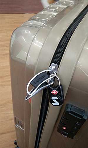SURE LOCK Mini TSA Approved Keyed Luggage Lock – One Key Opens All, Fits Tight Zipper Gaps & Small Pull Holes, Compact Travel Lock for Suitcases, Backpacks & Handbags - color: ALL COLOUR 6 PACK