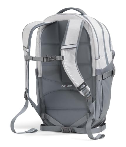 The North Face Women's Recon Everyday Backpack, Wht Mt Mélang/Md Gy-NPF, OS - color: Tnf White Metallic Mélange/Mid Grey-npf