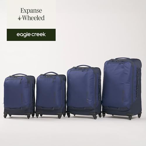 Eagle Creek Expanse 4-Wheel 22-Inch Carry-On Luggage, Pilot Blue - color: Blue