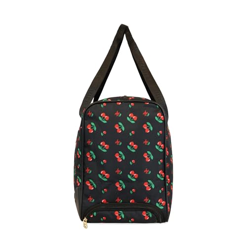 Juicy Couture Jada 22in Rolling Duffel - color: BLACK CHERRY
