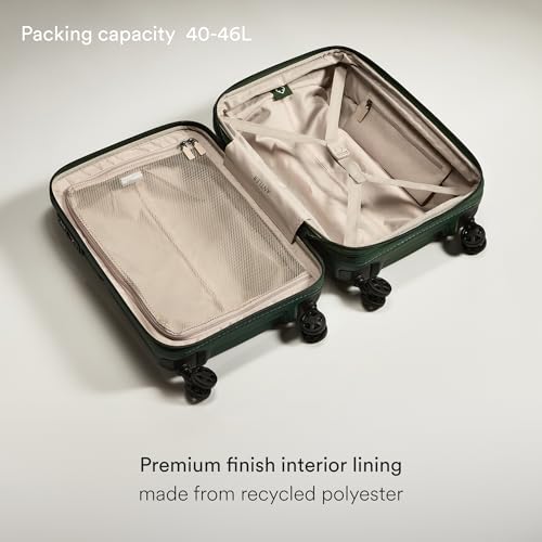 ANTLER Single Stripe Hardside Carry-On Luggage, Green, 22x14x9, 40L - color: Green, size: Carry On