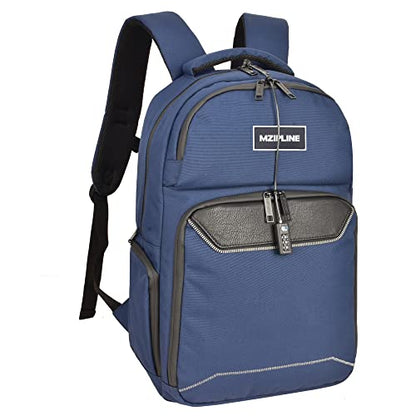 Smell Proof Travel Backpack Bag Anti-Theft Business Laptop Backpack with Lock,Large Daypack Travel bags for College Men & Women - color: Blue
