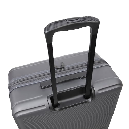 TRIPS AXIS 28-Inch Lightweight Durable Hardside 8-Wheel Spinner Checked Suitcase Size Luggage, Asphalt - color: Asphalt, size: LARGE CHECKED