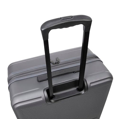 TRIPS AXIS 28-Inch Lightweight Durable Hardside 8-Wheel Spinner Checked Suitcase Size Luggage, Asphalt - color: Asphalt, size: LARGE CHECKED