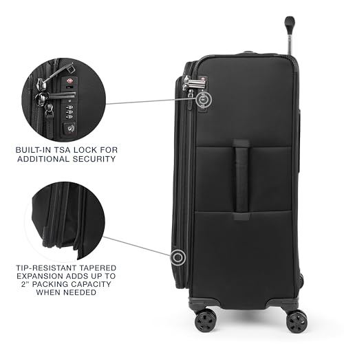 Travelpro Crew Classic Softside Checked Luggage, Black, 29-Inch - color: Black, size: Checked Large