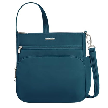Travelon Anti-Theft Classic North/South Crossbody Bag - color: Teal