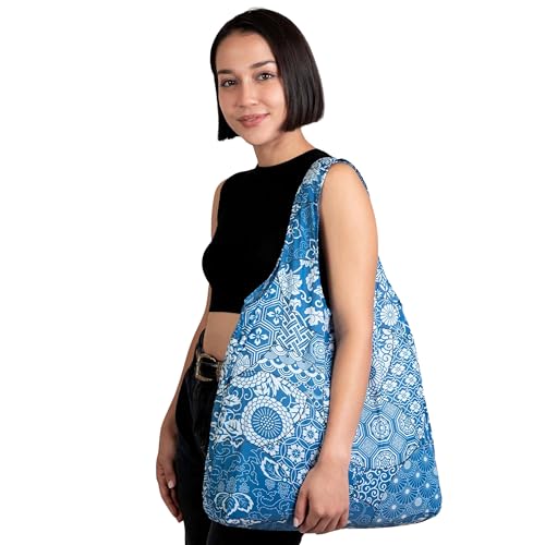 Nanobag XL 25L Tote Foldable Packable Reusable Grocery Shopping Bag - color: Porcelain