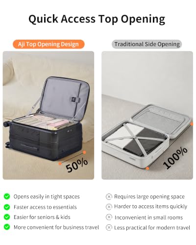 24 Inch Checked Luggage Expandable Top Opening Trunk Luggage with Spinner Wheels, Lightwight Hardside Travel Suitcase for Women Men, Jet Black - color: Jet Black, size: 24 inch Checked-Medium
