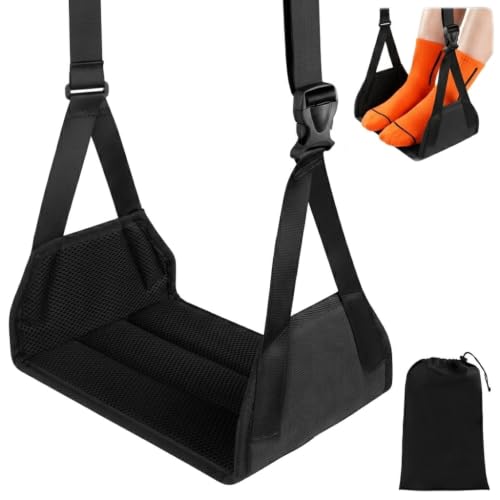 Foot Hammock for Airplane, Travel Leg Support