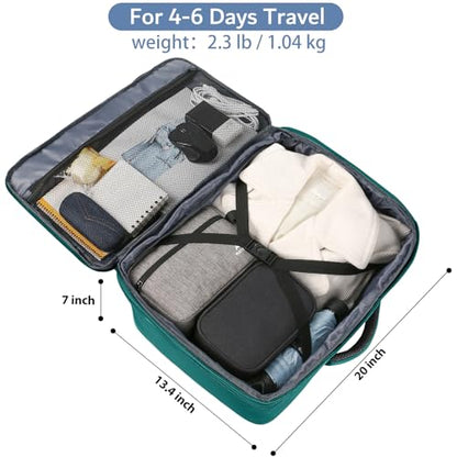 MATEIN Travel Backpack Large, Expandable Carry on Backpack for Travelling - color: Peacock Blue, size: XX-Large