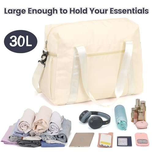 Cambond Spirit Airlines Personal Item Bag - Travel Duffle Bag, Beige