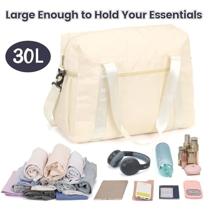 Cambond Spirit Airlines Personal Item Bag - Travel Duffle Bag, Beige