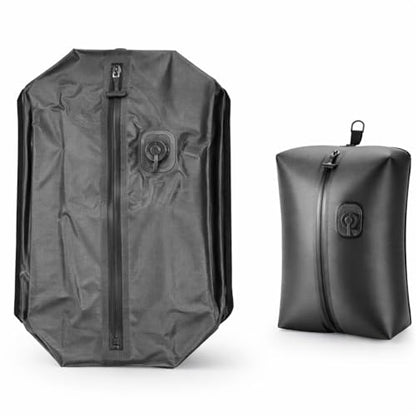 VJI 18L Vacuum Bag for Travel with Built-in Pump, IPX8 Waterproof, Black - color: Black