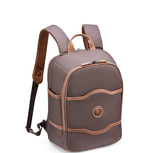 DELSEY PARIS Chatelet Air 2.0, Carry-On and Backpack, Chocolate Brown - color: Chocolate Brown, size: 2 Piece Set (20/Backpack)