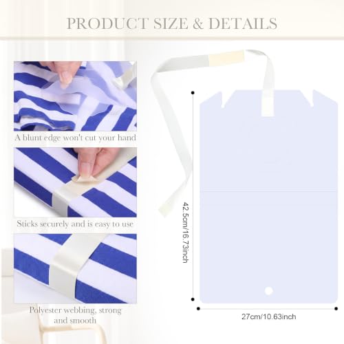 Novabright 30 Pack Large Shirt Folding Board 16.73x10.63'' Stackable, Clear