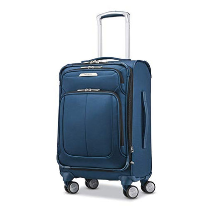 Samsonite Solyte DLX Softside Expandable Luggage with Spinner Wheels, Mediterranean Blue, Carry-On 20-Inch - color: Mediterranean Blue, size: Carry-On
