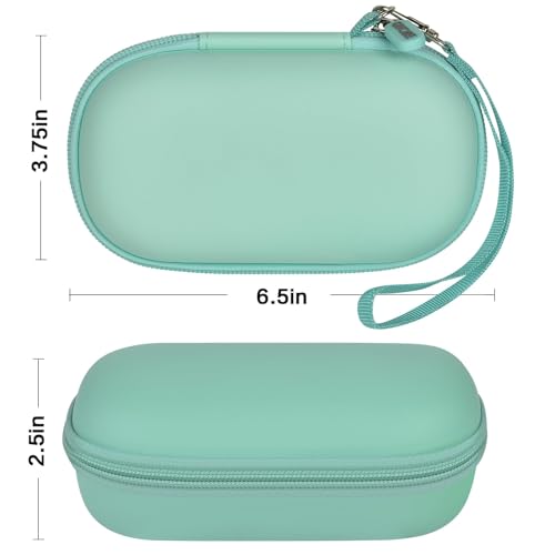 GWCASE 2-in-1 Travel Case for Eyeglasses/Sunglasses and Contact Lens Kit - color: Green