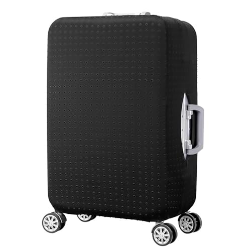 Travel Suitcase Protective Cover 26"-28" Suitcase Protective Cover & High Elastic Spandex Size L - color: Black, size: L(Fits to 26"-28" Trolley Case)