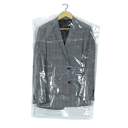 10Pcs Transparent Plastic Garment Covers 35.4inch Hanging Clothes Dust-Proof Protector Bags Suitable for Home Storage Clothing Stores & Dry Cleaning Laundrette. - size: 10PCS