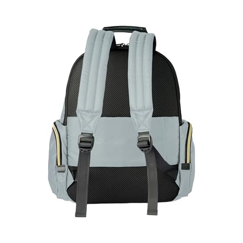Kenneth Cole REACTION Madison Square Lightweight Hardside Chevron Expandable Spinner Luggage, Slate, 2-Piece (20" Carry On + Sophie Backpack) - color: Slate, size: 2-Piece (20" Carry On + Sophie Backpack)