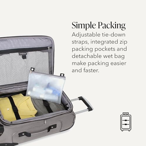 SwissGear Sion Softside Expandable Spinner Luggage Durable Lightweight Travel Suitcase, Pewter, Carry-On - color: Pewter, size: Carry-On