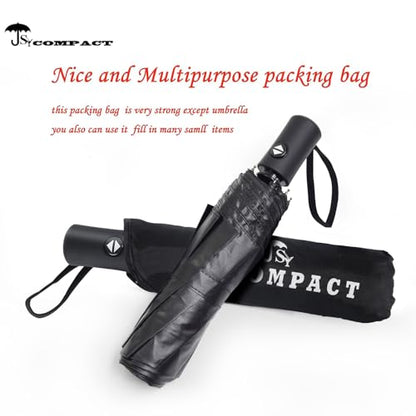 SY COMPACT Travel Umbrella - Windproof Automatic Compact Umbrellas for Rain - color: Peony