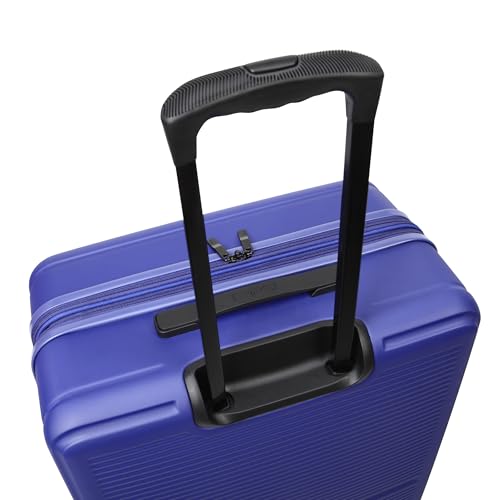 TRIPS AXIS 28-Inch Lightweight Durable Hardside 8-Wheel Spinner Checked Suitcase Size Luggage, Navy - color: Navy, size: LARGE CHECKED