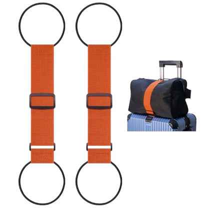 Luggage Strap, Family Set (2) Orange - color: Orange
