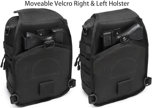 Tactical Sling Crossbody Bag Holster Shoulder Backpack 15L - color: Red