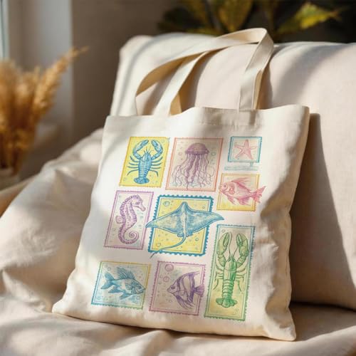 Book Lover Tote Bag with Funny Reading Quote Bag - color: Summer 01