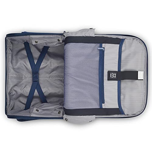 DELSEY PARIS Helium DLX, 16 Inch Carry-On Softside Luggage, Navy Blue - color: Navy Blue