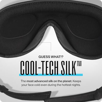 Dream Recovery Performance 3D Contoured Silk Sleep Mask, The Pro Mask - color: Pro Sleep Mask