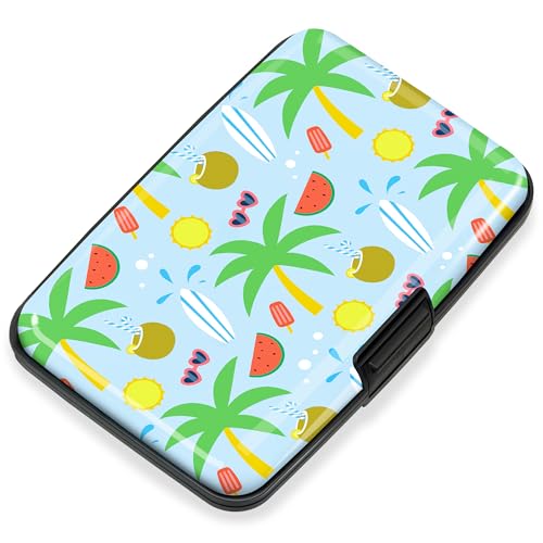 Mayski Credit Card Holder for Women RFID Blocking Wallet, Coconut Breeze - color: Coconut Breeze