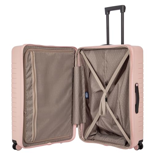 Bric's B|Y Ulisse Set of 2 Luggages with Spinner Wheels – Carry-On Airline Approved and Checked Expandable Lightweighted Hard Shell Suitcases, TSA Combination Lock - 21 Inch & 30 Inch, Pearl Pink - color: Pearl Pink, size: 2-Pieces (Carry-on & Checked-lar