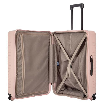 Bric's B|Y Ulisse Set of 2 Luggages with Spinner Wheels – Carry-On Airline Approved and Checked Expandable Lightweighted Hard Shell Suitcases, TSA Combination Lock - 21 Inch & 30 Inch, Pearl Pink - color: Pearl Pink, size: 2-Pieces (Carry-on & Checked-lar