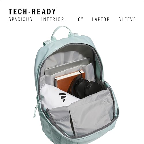 adidas Excel School Backpack 34L - color: Halo Mint Green/White/7a, size: One Size