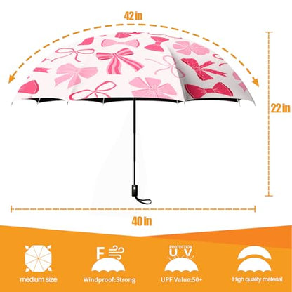 Folding Umbrella, Automatic Small Compact, Sun & Rain - color: MT49