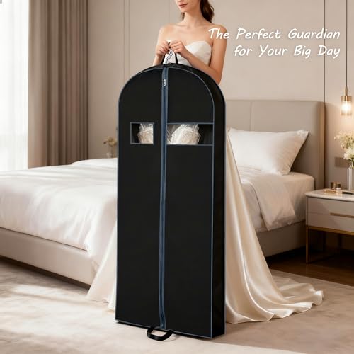 3 Pack 60 inch Dress Garment Bags - size: 3Pack 60"