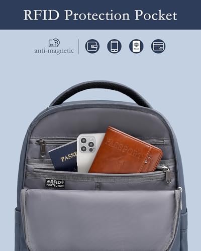 Coolife Lightweight Luggage with TSA Lock,3 Piece Set Blue - color: Blue, size: 3 Piece Set (Backpack/TB/20in)