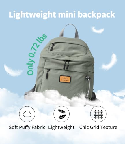 10L Ultralight Foldable Hiking Daypack for Women, Water Resistant Mini Travel Backpack, Lightweight Small Backpack for Camping Commute Outdoor - color: Green